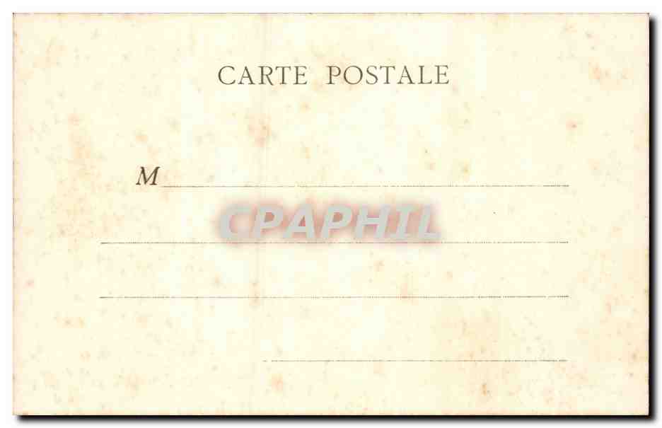 CPA paris Palais d'orsay Grand hotel de la gare du quai d'Orsay Salle a manger — Rückseite