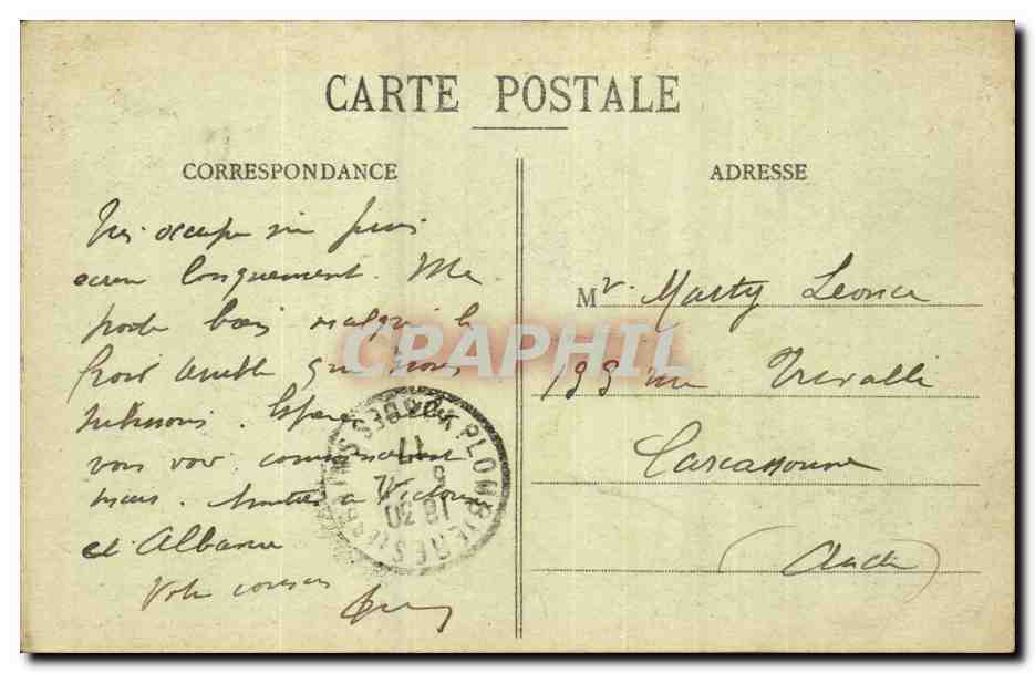 CPA Plombieres Vue prise de la vierge — Verso