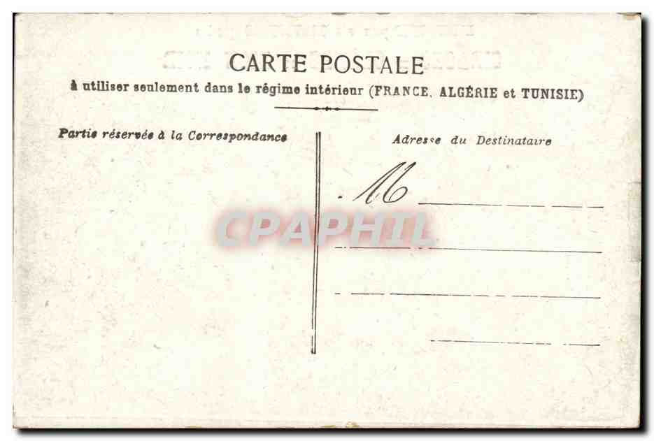 Paris CPA Gare de l'est — Verso