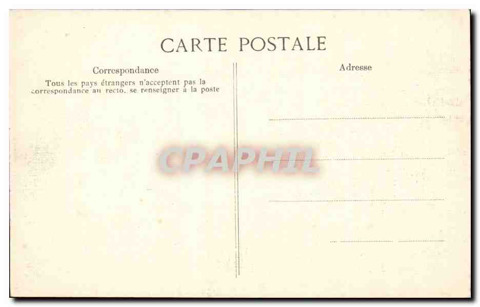 Paris CPA Grand palais des Champs Elysees — Verso