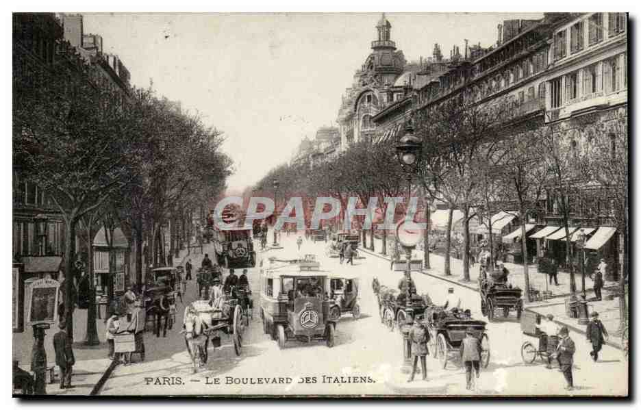 Paris CPA Boulevard des Italiens