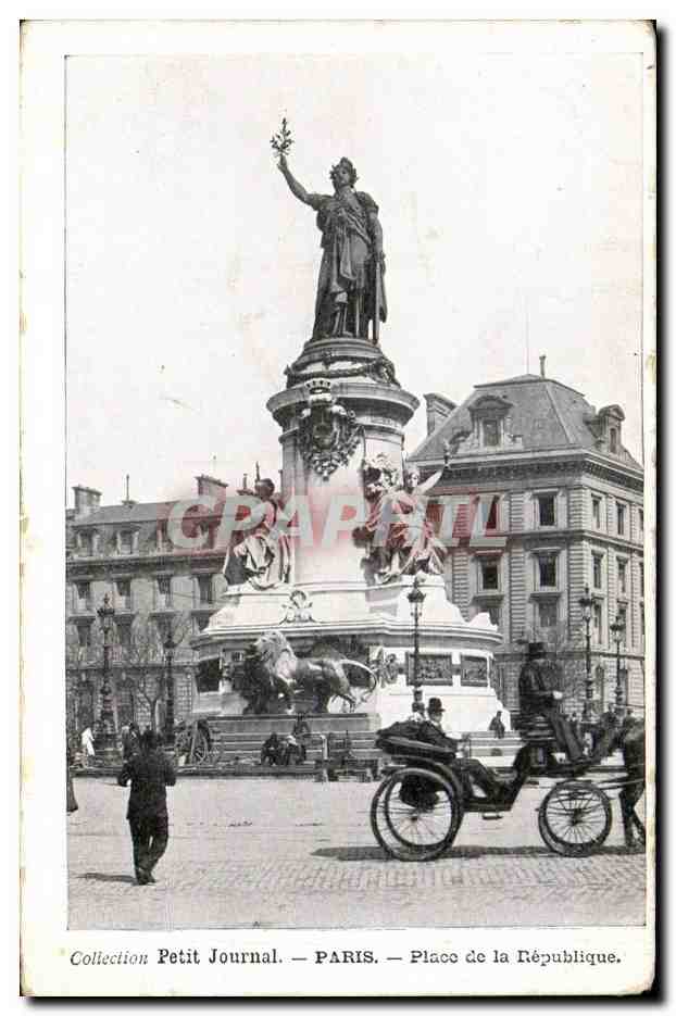 Paris CPA place de la Republique
