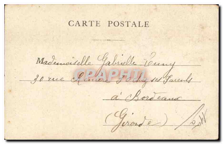 Paris CPA La place de la Bastille Colonne de Juillet — Rückseite