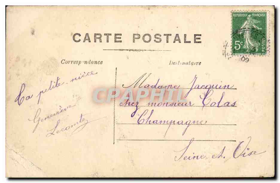 Bouquet de fleurs — Bonne Année — Carte postale éditée par la Carte Postale — Rückseite