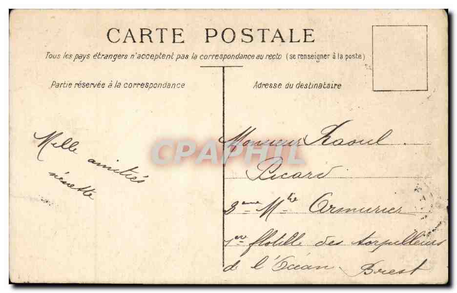 CPM Fantaisie Enfants — Rückseite