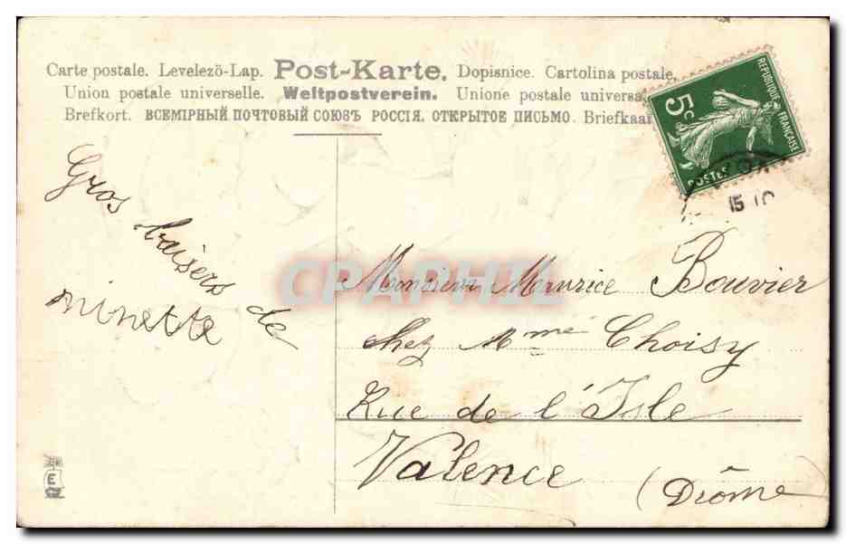 CPA Fantaisie Ange angel Joyeux Noel — Rückseite