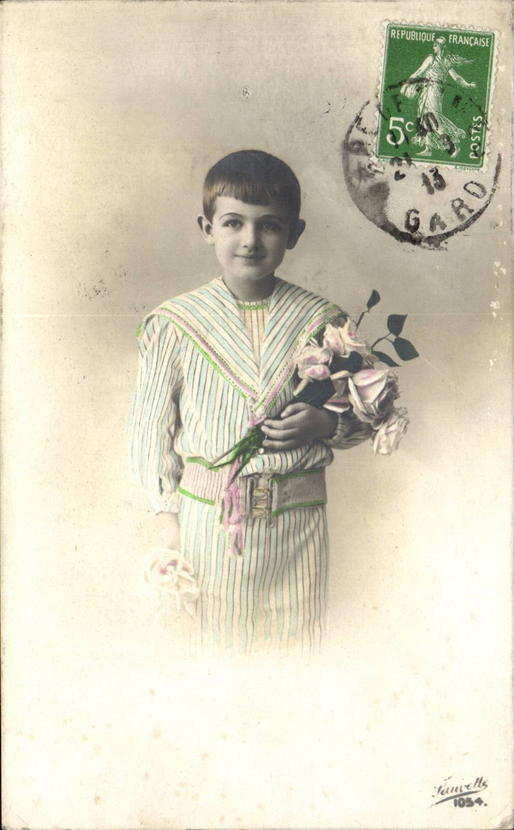 CPA Fantaisie Enfant Garcon