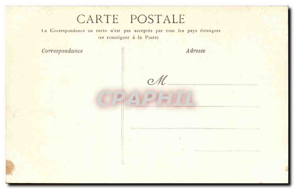 Palacio de Fontainebleau — Fuente de Diana — G. B. N. G. Fontainebleau — Reverso