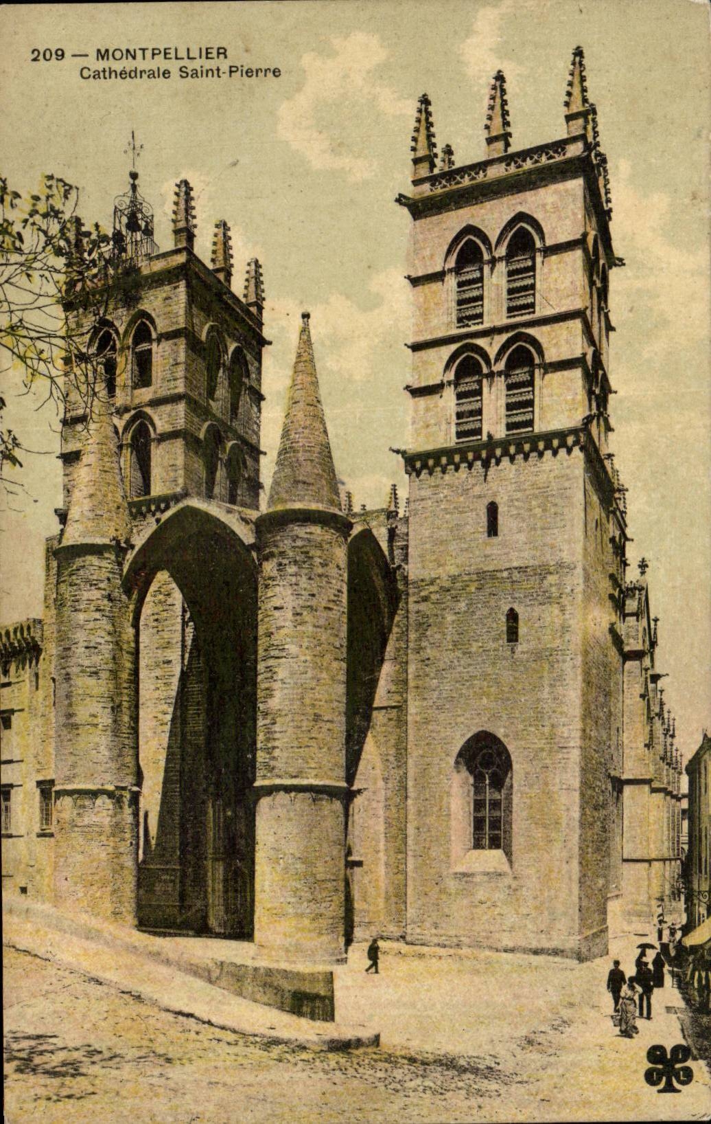 Montpellier — Cathédrale Saint-Pierre — Éditeur CPAPHIL, n° 209
