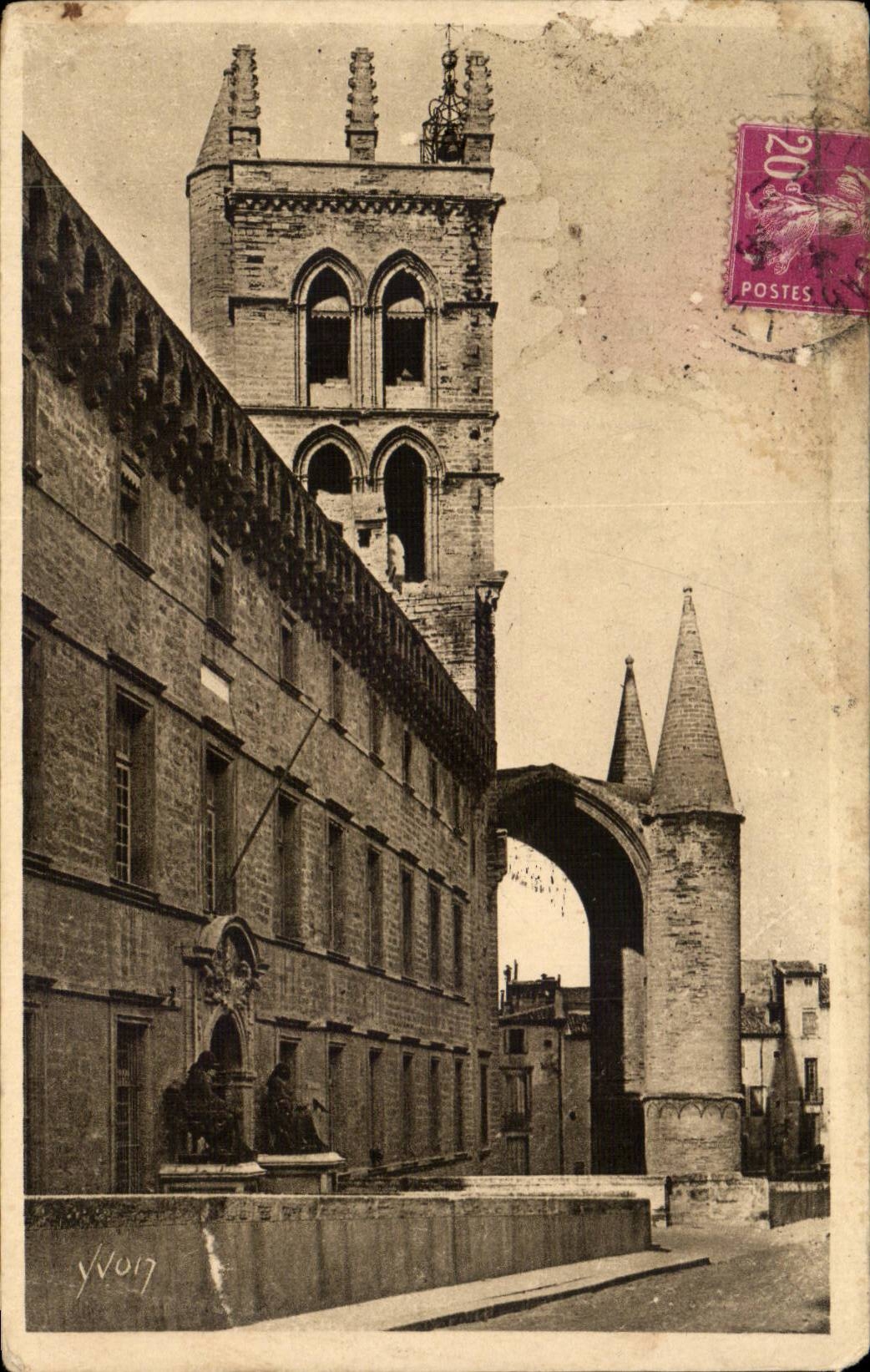 Montpellier — La Faculté de Médecine et la Cathédrale Saint-Pierre — Éditions d'Art Yvon, n°20