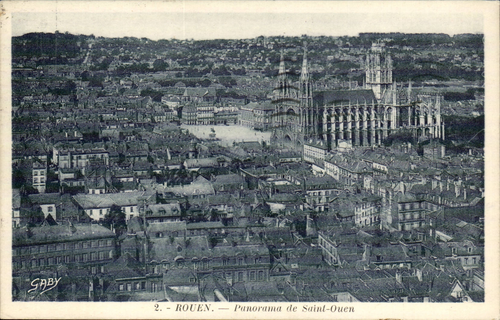 CPA Rouen Panorama de Saint ouen