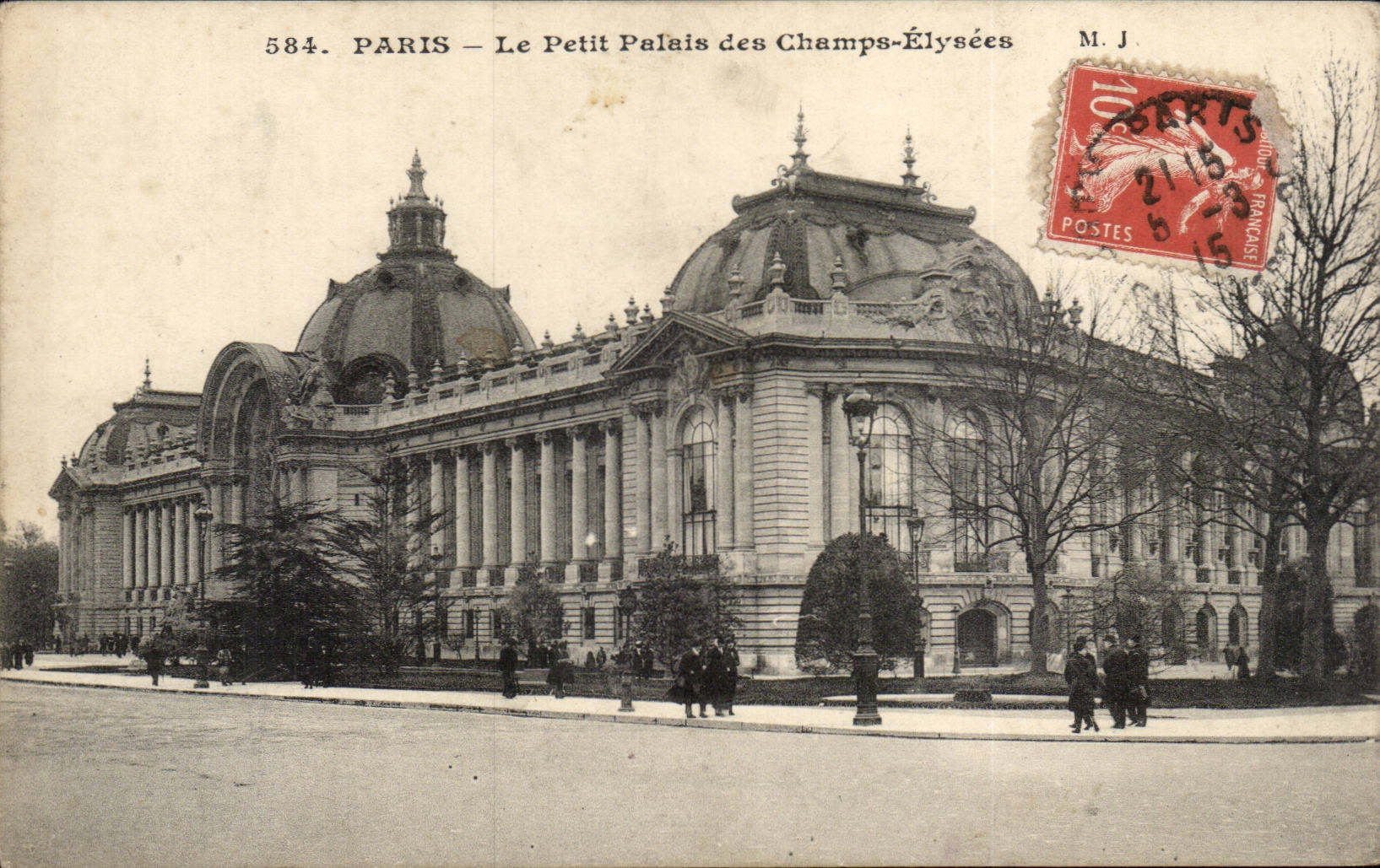 Paris CPA Le petit palais des Champs Elysees
