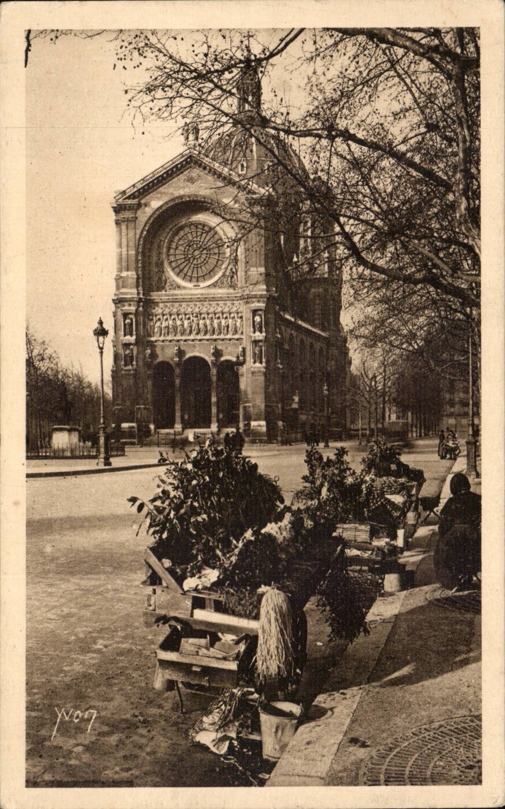 Paris CPA L'eglise Saint Augustin
