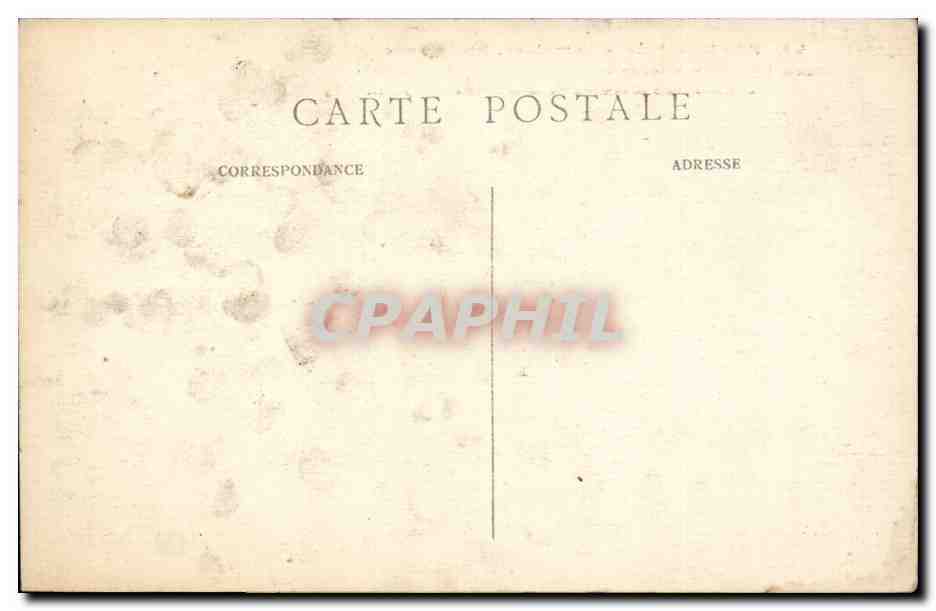 Paris CPA Arenes militaires Rue Monge — Rückseite