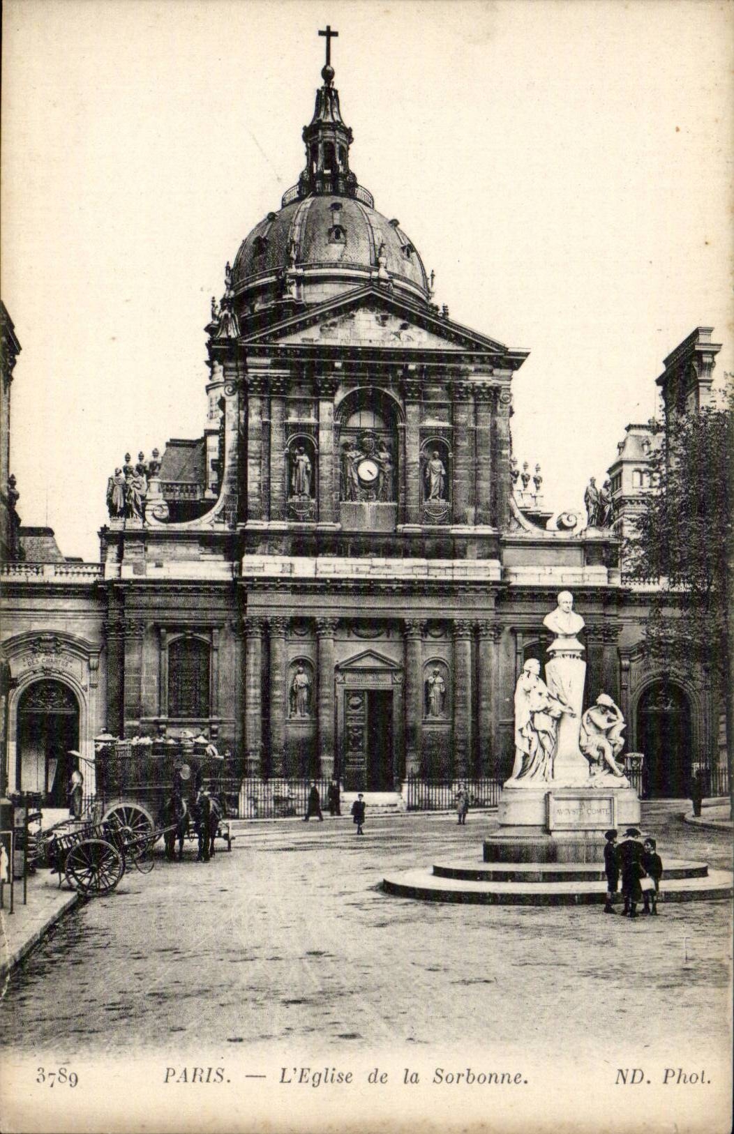 Paris CPA L'Eglise de la Sorbonne