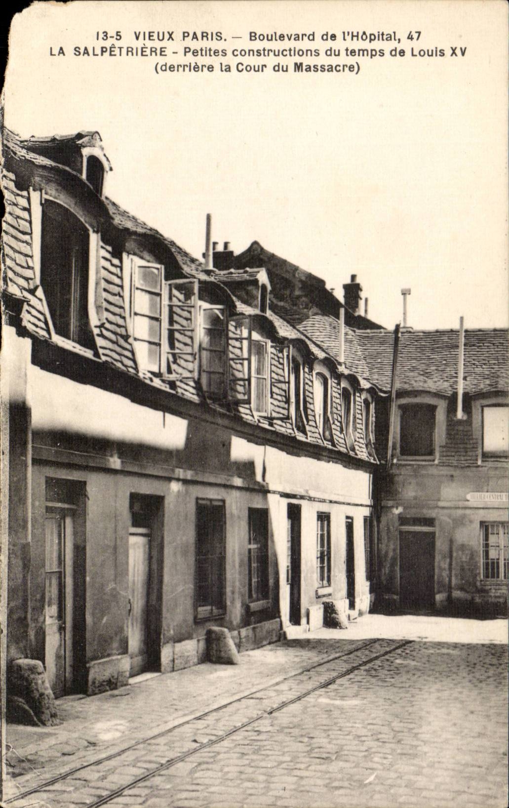 Paris CPA Boulevard de l'hopital La SAlpetriere 