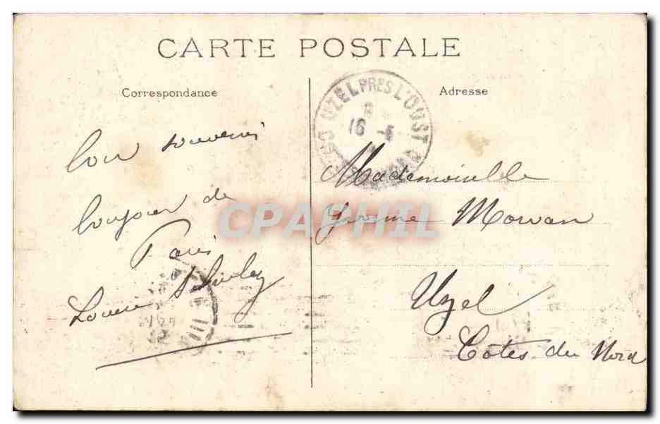 Paris CPA Le Pantheon et Saint Etienne du Mont — Rückseite