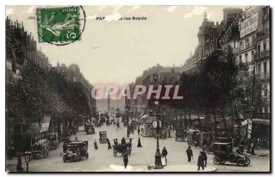 Paris CPA La rue Royale