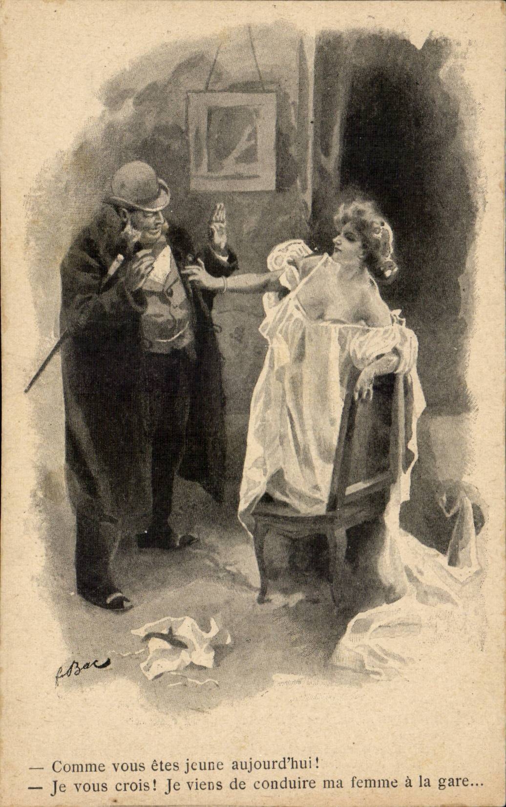 CPA Fantaisie Femme