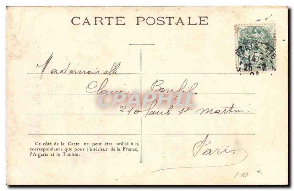 CPA Fantaisie Enfant La petite charmeuse oiseau — Rückseite