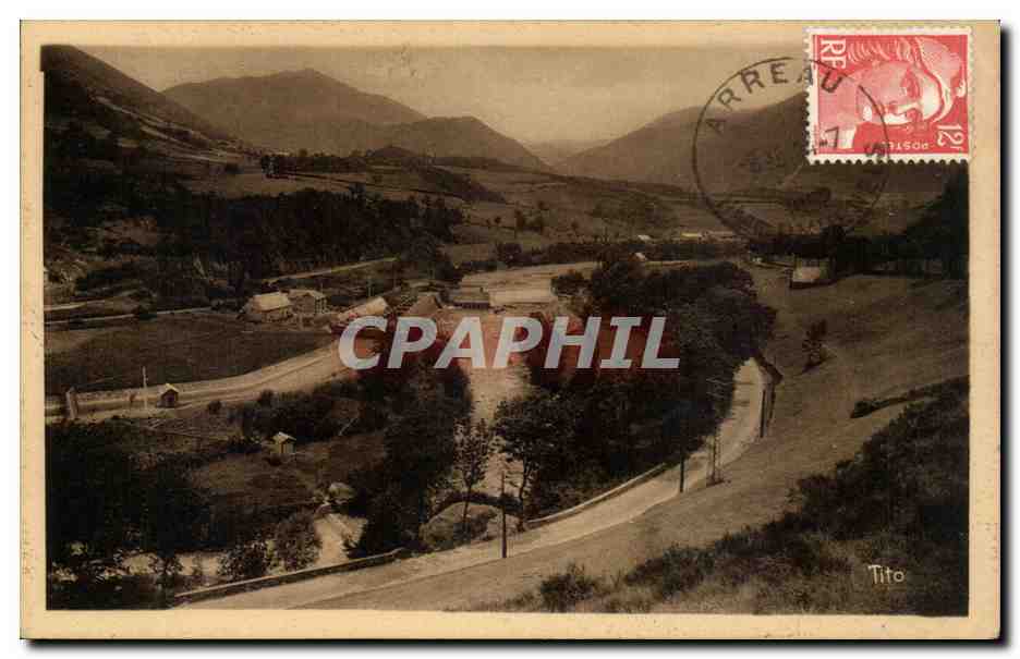 Arreau — Vue sur la Vallée du Loure — Tito
