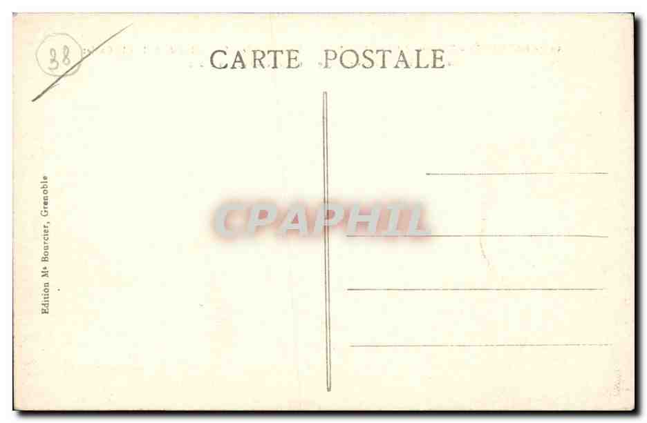 Massif des Sept Laus - Lac du Col et le Chalet - La Pyramide inaccessibile (2931 m.) et les Rochers Blancs — DAUPHINÉ, Edition Mr. Bourcier, Grenoble — Reverso