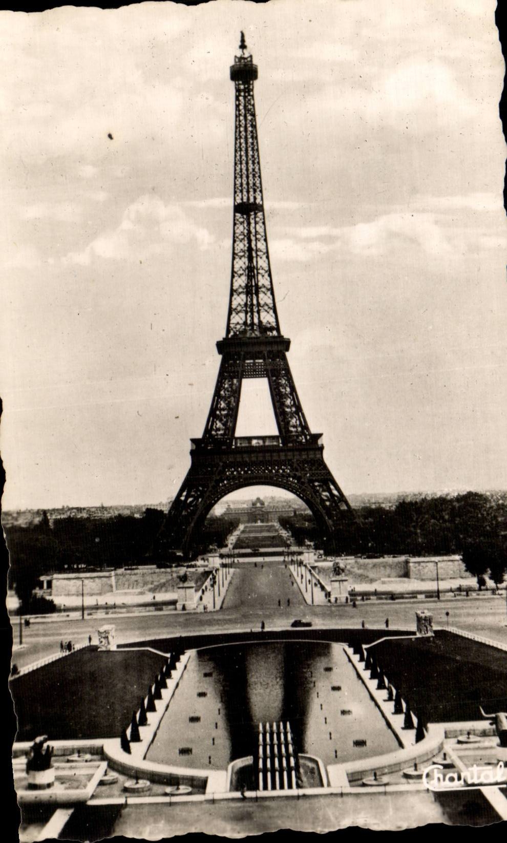CPM Tour Eiffel vue du palais de Chaillot