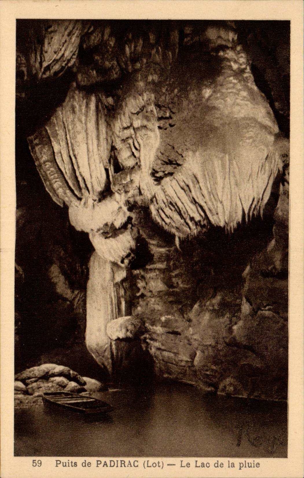 Puits de PADIRAC (Lot) — Le Lac de la pluie — n°59