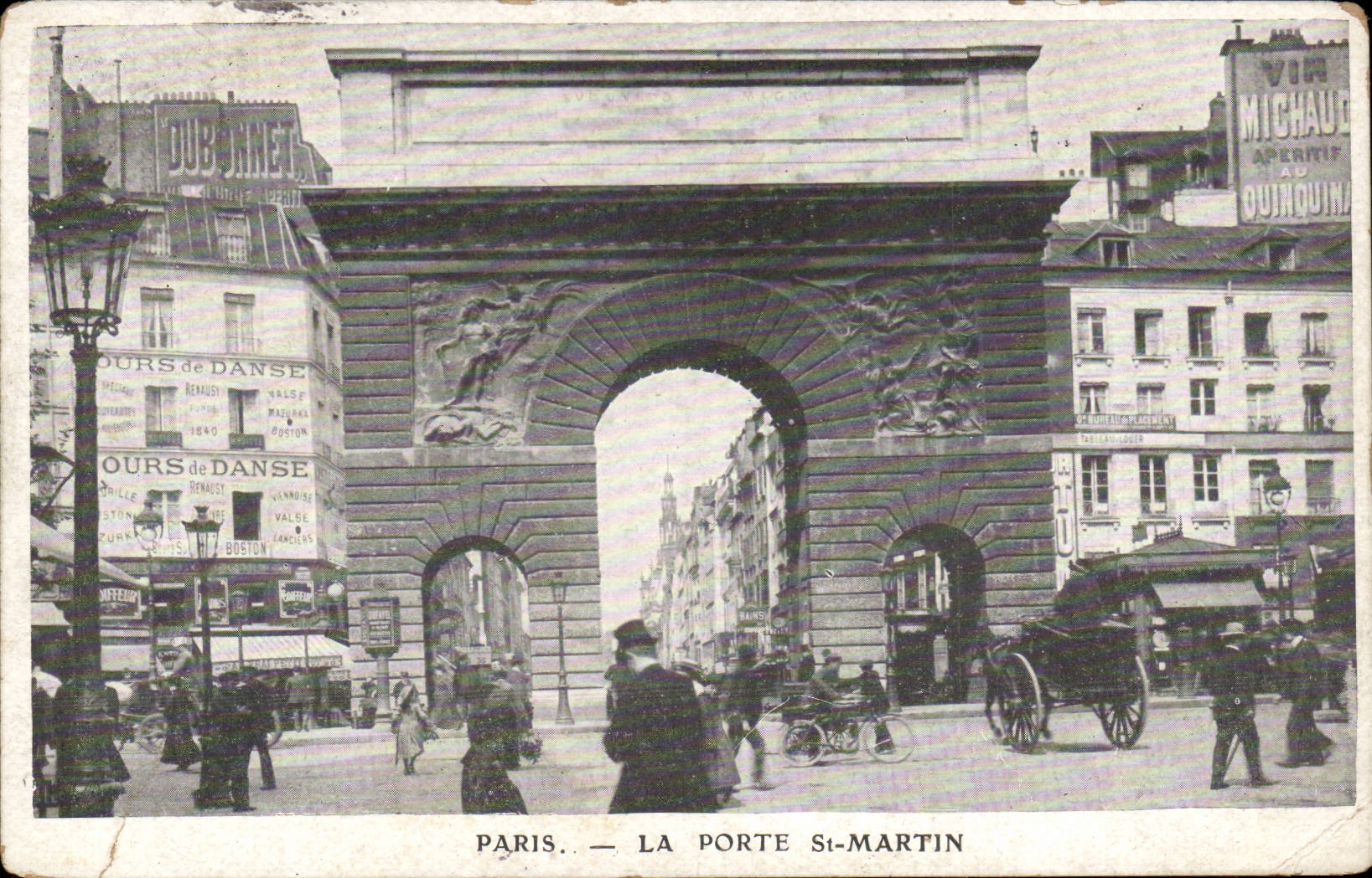 Paris CPA porte Saint Martin