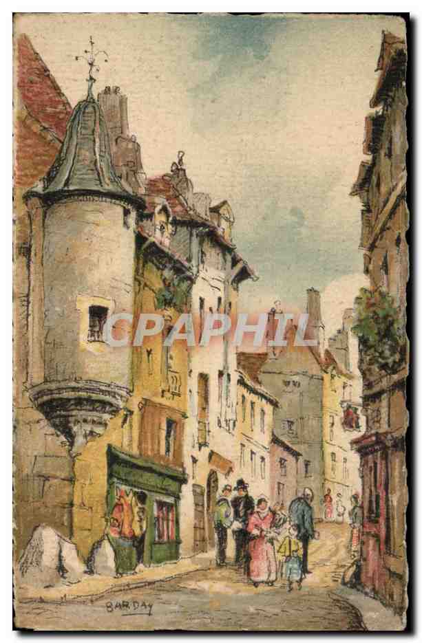 Paris CPA La rue d'Hautefeuille