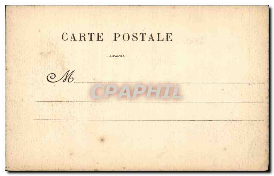 Paris CPA Le Louvre — Rückseite