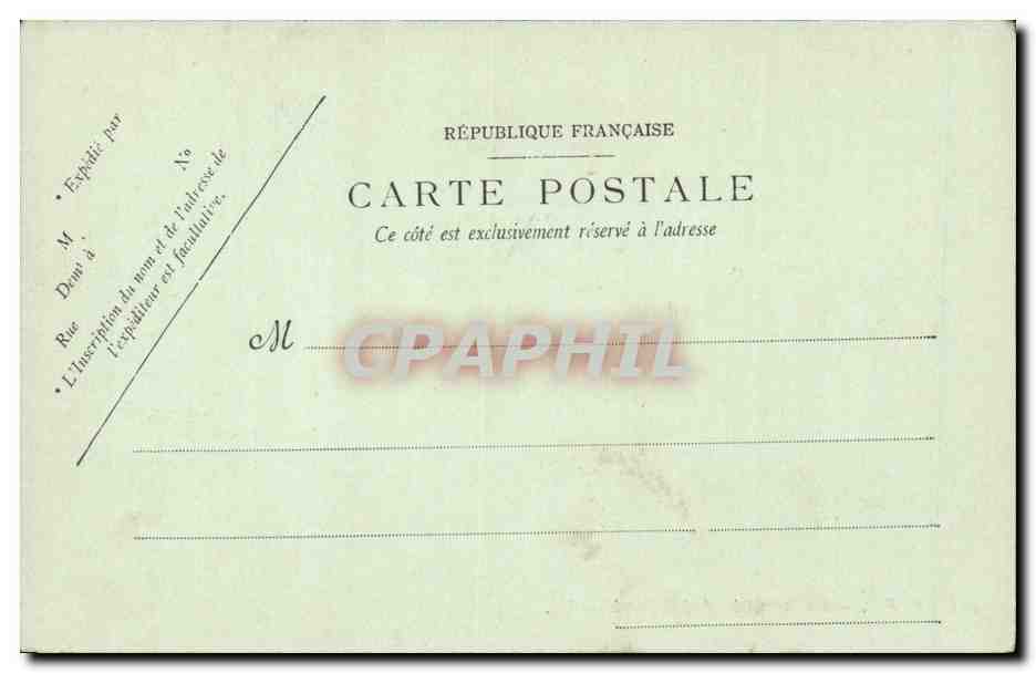 Paris CPA L'observatoire de MontSouris — Rückseite