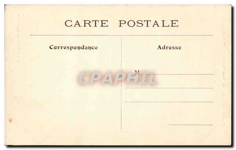 Paris CPA Vieux Montmartre Rue Saint Vincent — Rückseite