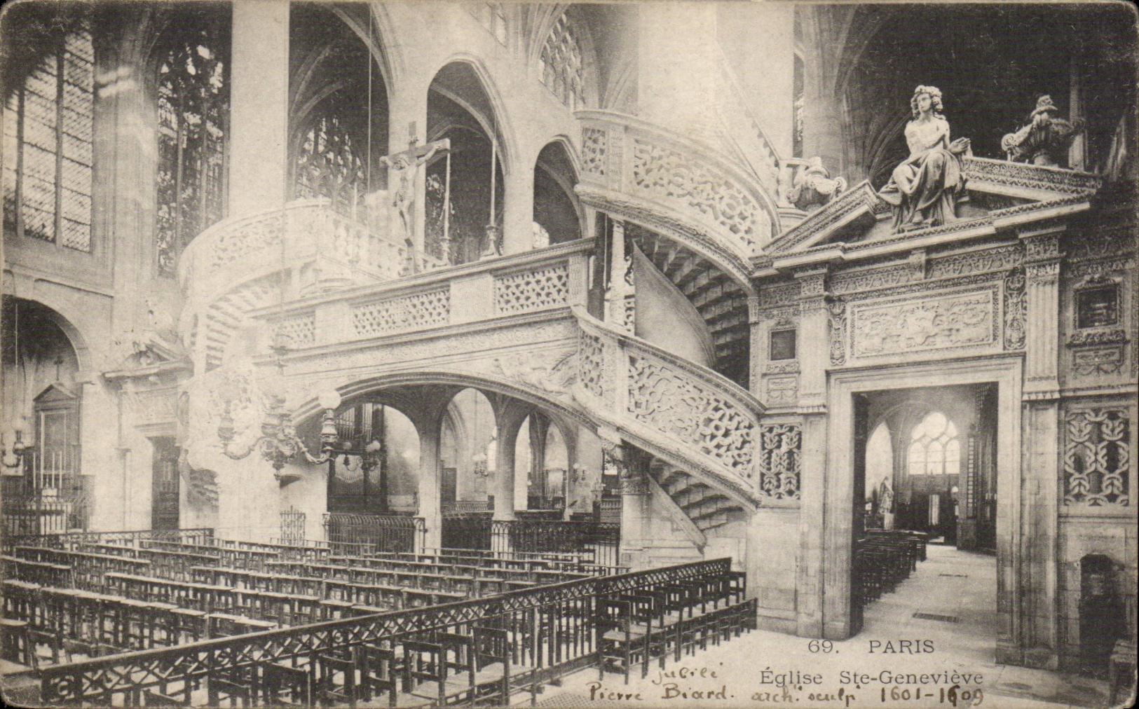 Paris CPA Eglise Sainte Genevieve