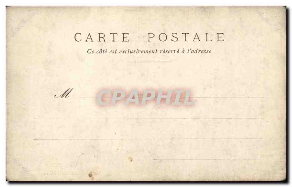 Paris CPA Eglise Sainte Genevieve — Rückseite