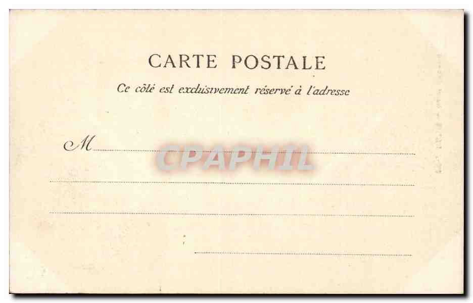 Paris CPA Saint Severin — Verso