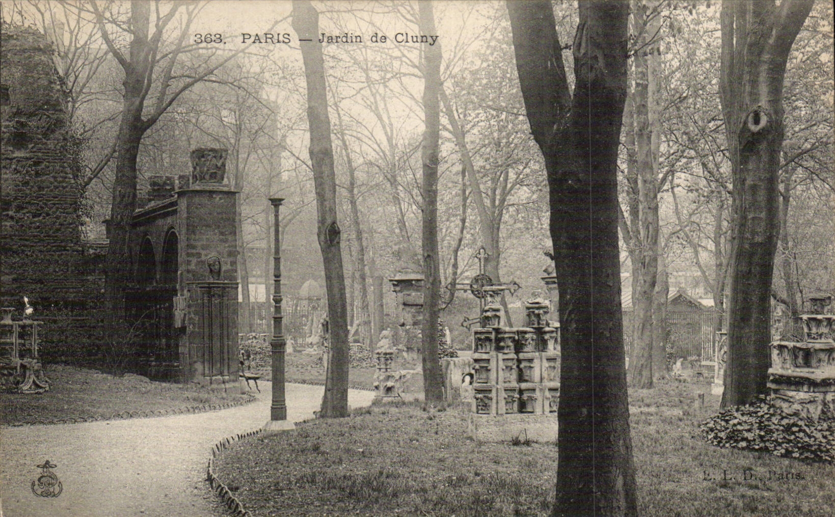 Paris CPA Jardin de Cluny