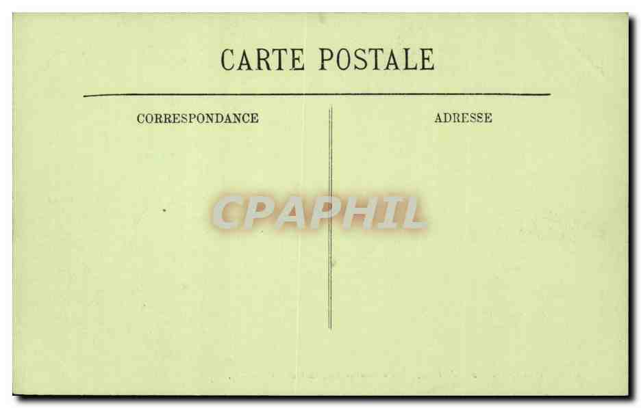Paris CPA Hotel de ville La salle a manger — Verso