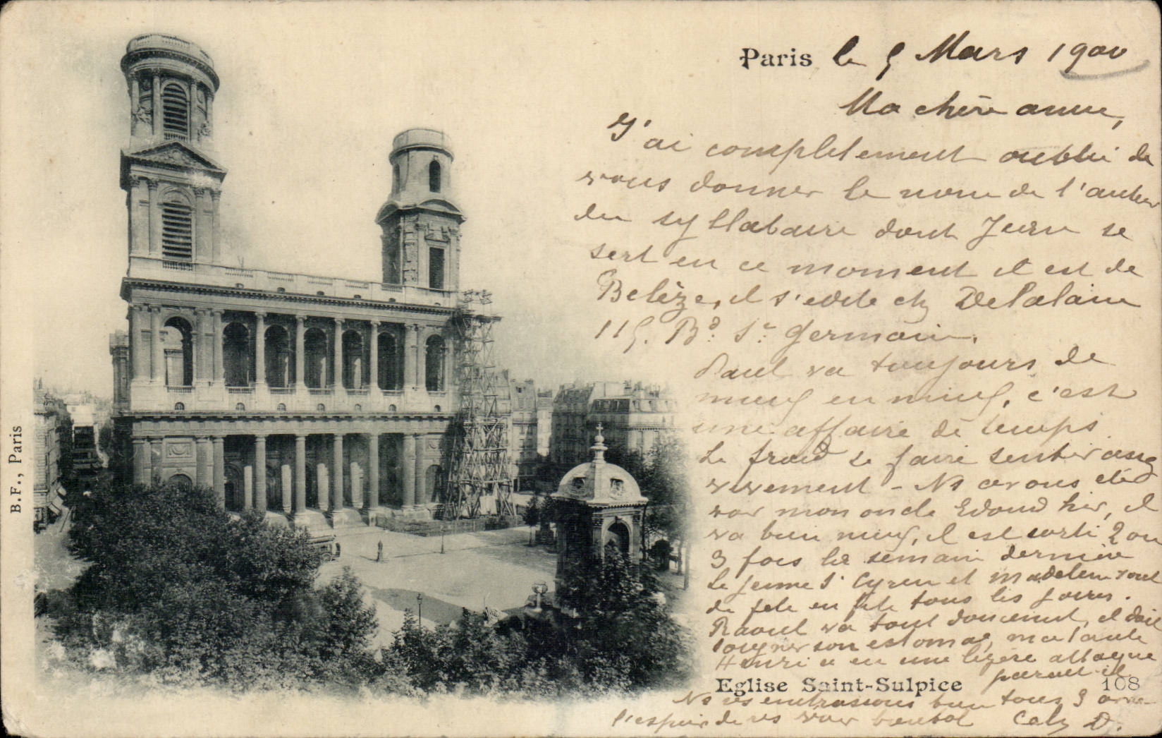 Paris CPA Eglise Saint Sulpice