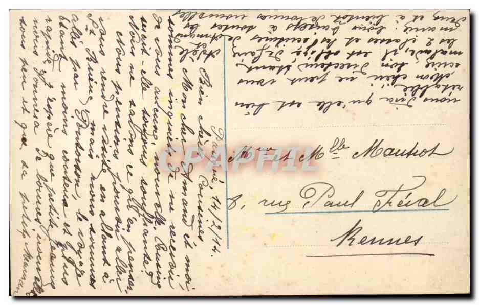 CPA Fantaisie Enfant — Verso