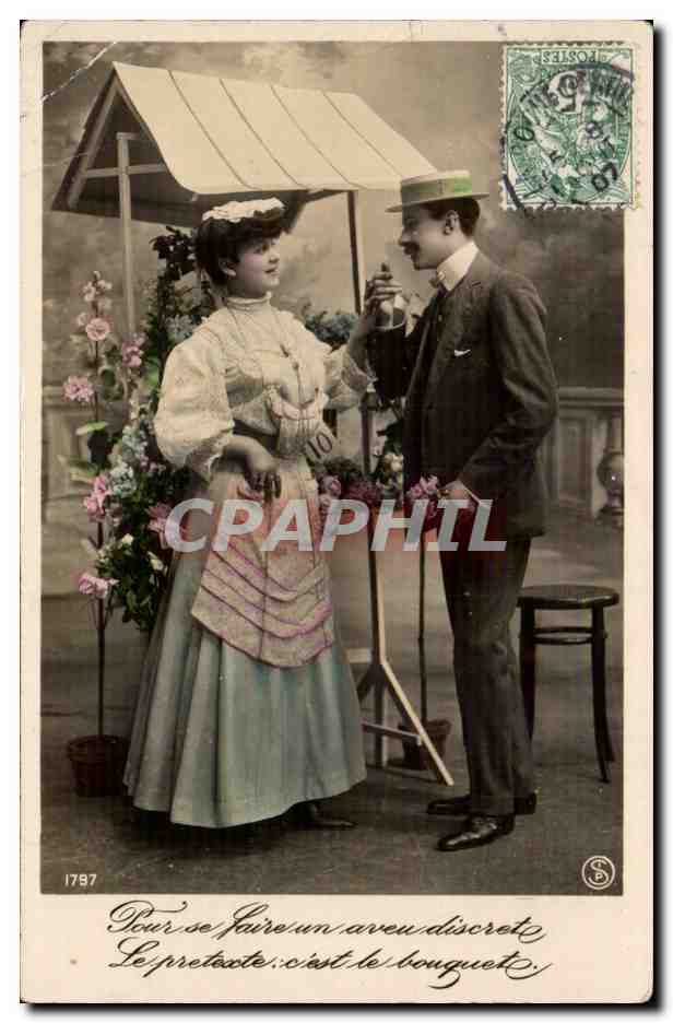 CPA Fantaisie Femme