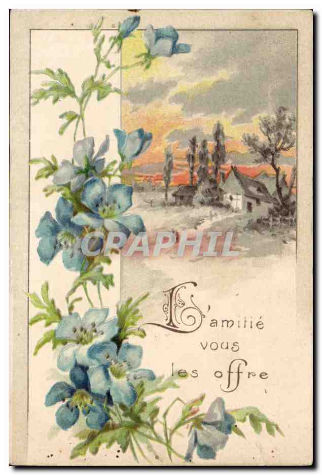 CPA Fantaisie Fleurs 