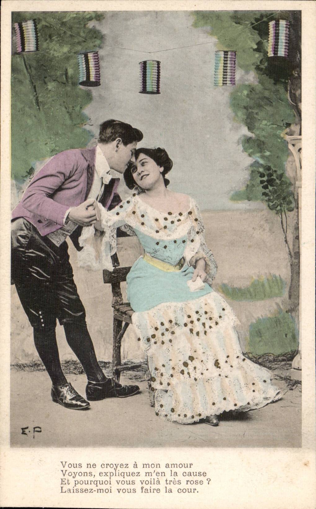 CPA Fantaisie Femme