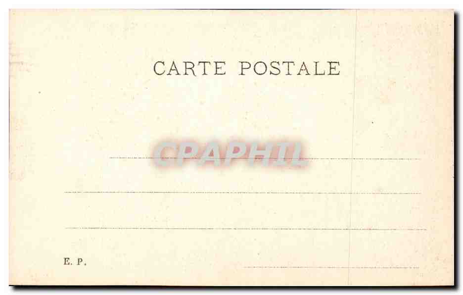 CPA Fantaisie Femme — Rückseite