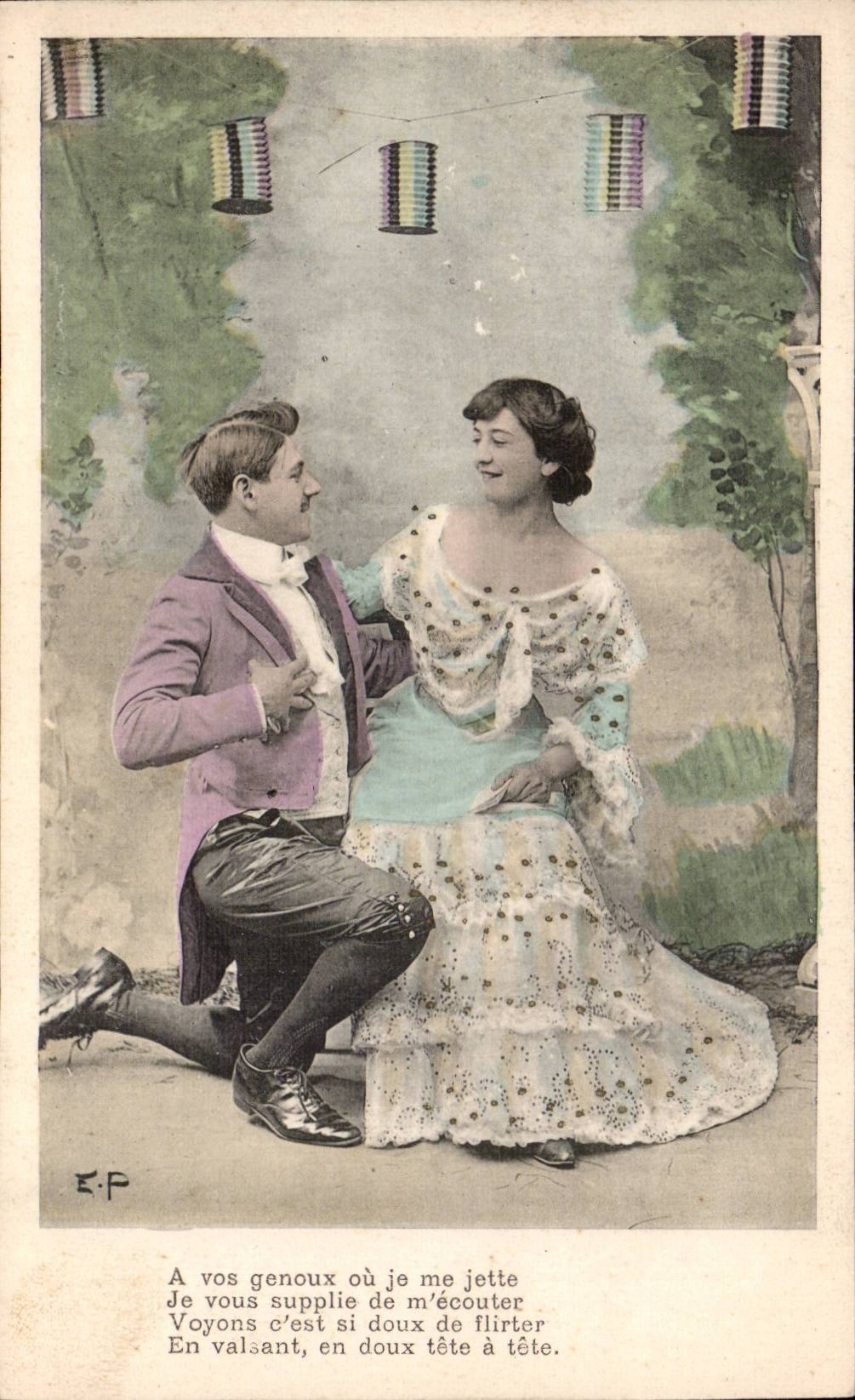 CPA Fantaisie Femme