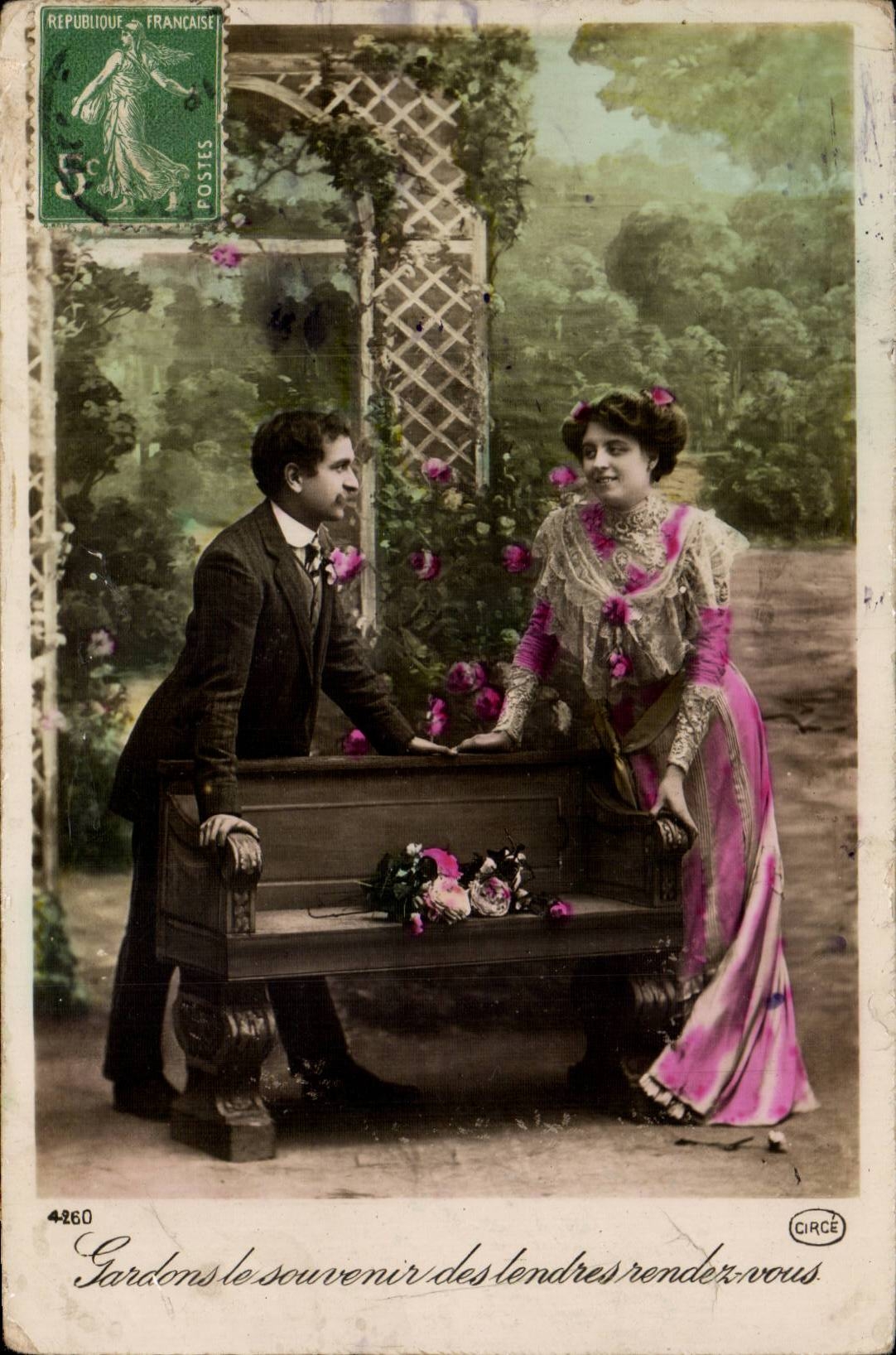 CPA Fantaisie Femme 