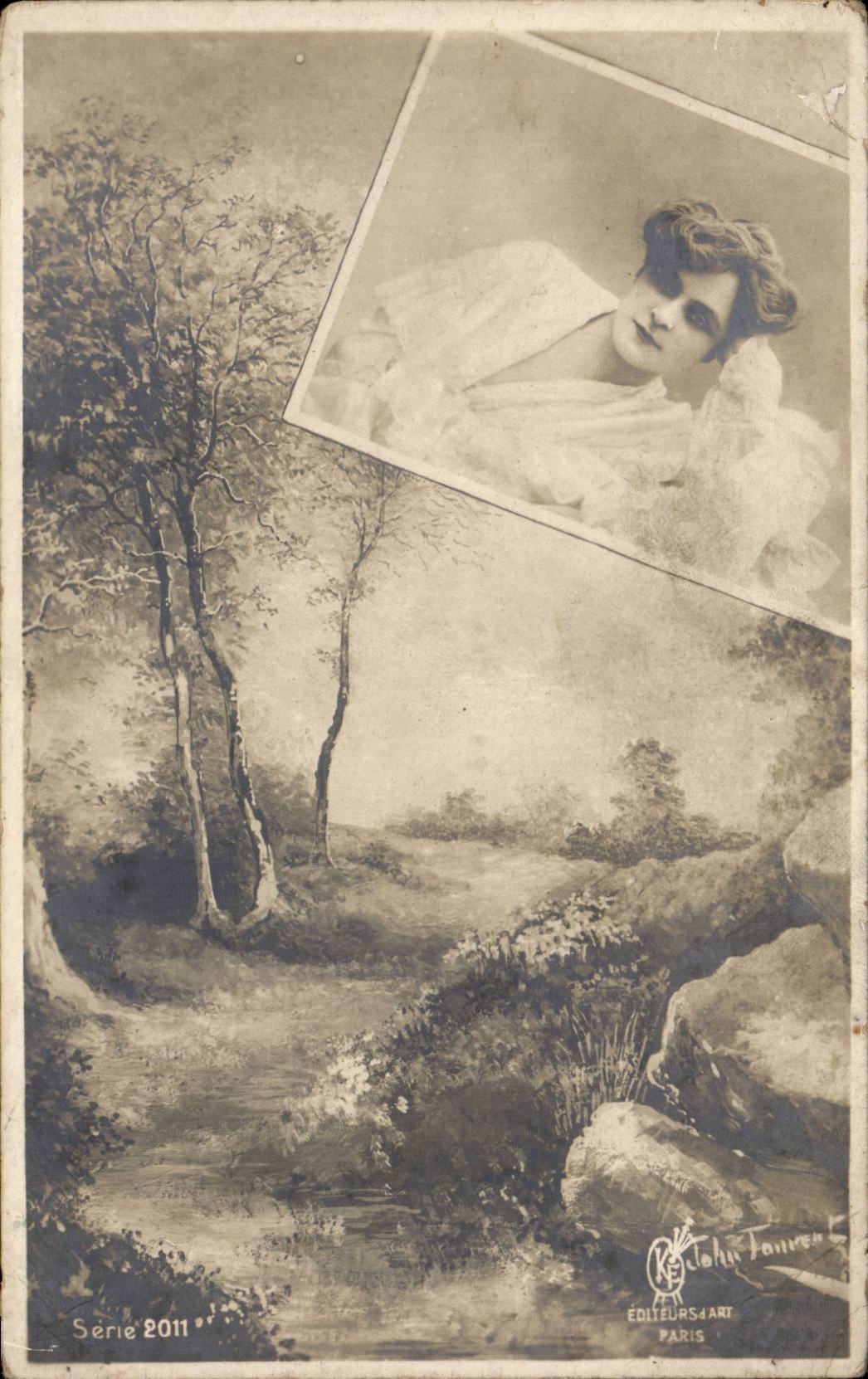 CPA Fantaisie Femme
