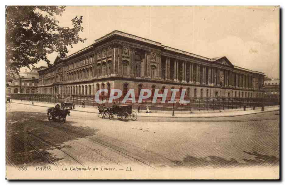 CPA Paris La colonnade du Louvre
