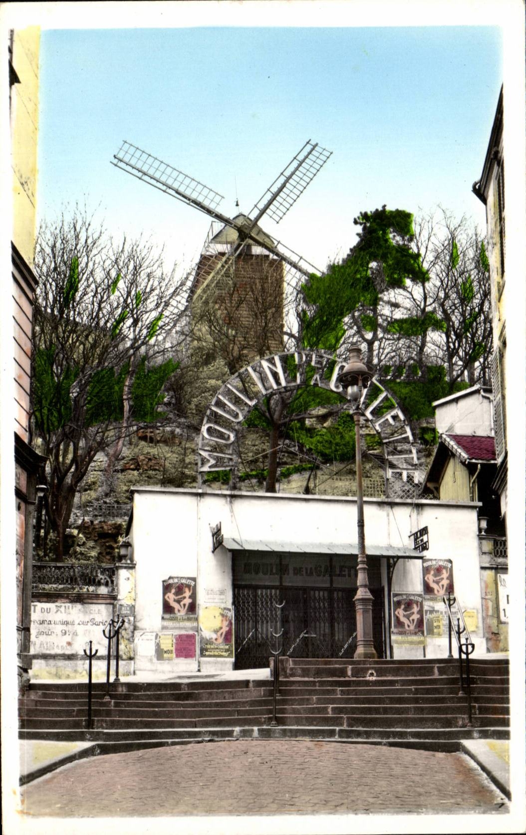 CPM Paris Moulin de la Galette ( mill )