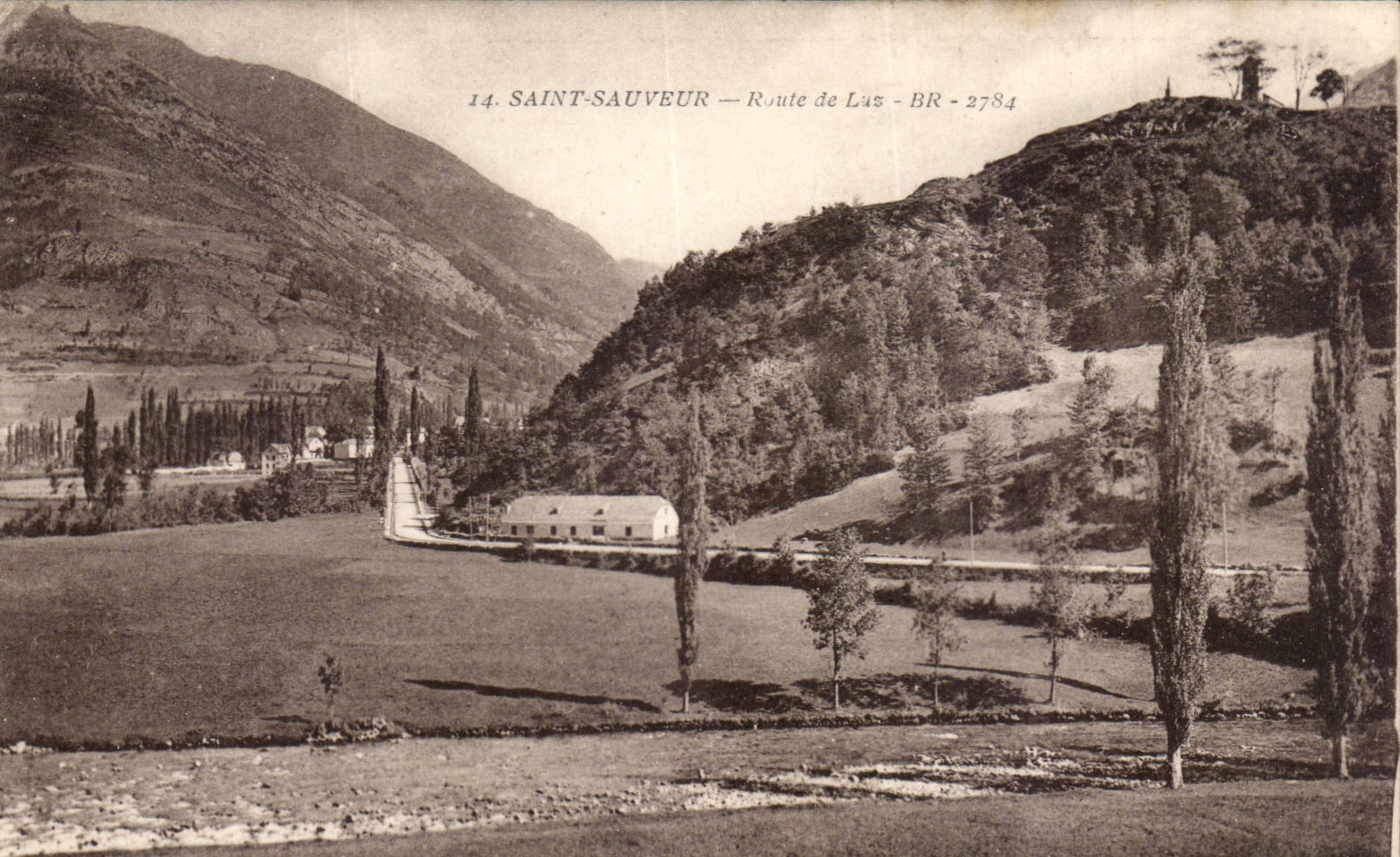 CPA Saint Sauveur Route de Luz